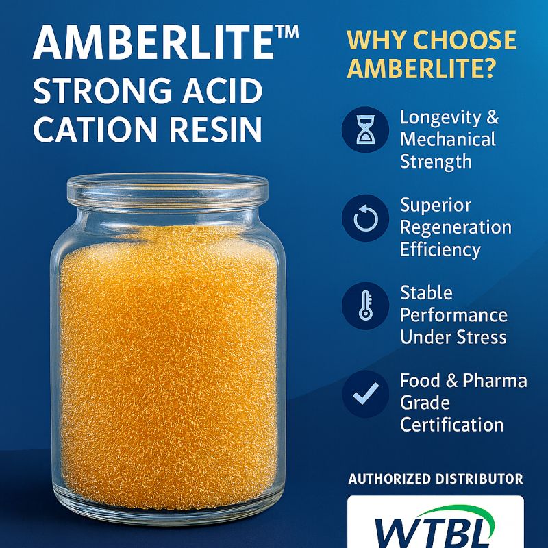 💧 DuPont™ AmberLite™ Strong Acid Cation Resin – Engineered for Performance & Reliability 💧